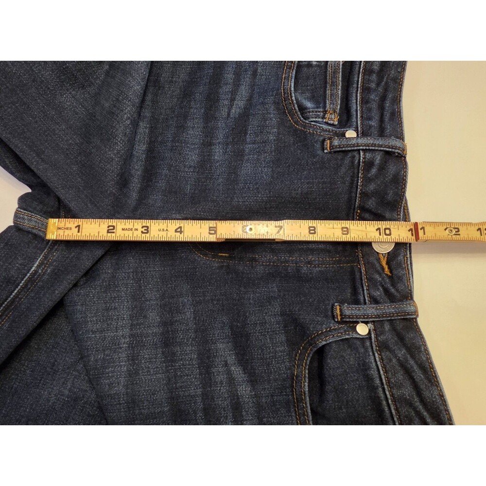 Quince Bella Stretch Wide Leg Jeans Womens 29 Midnight Blue Organic Cotton - Picture 9 of 10